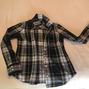 JCrew plaid button up